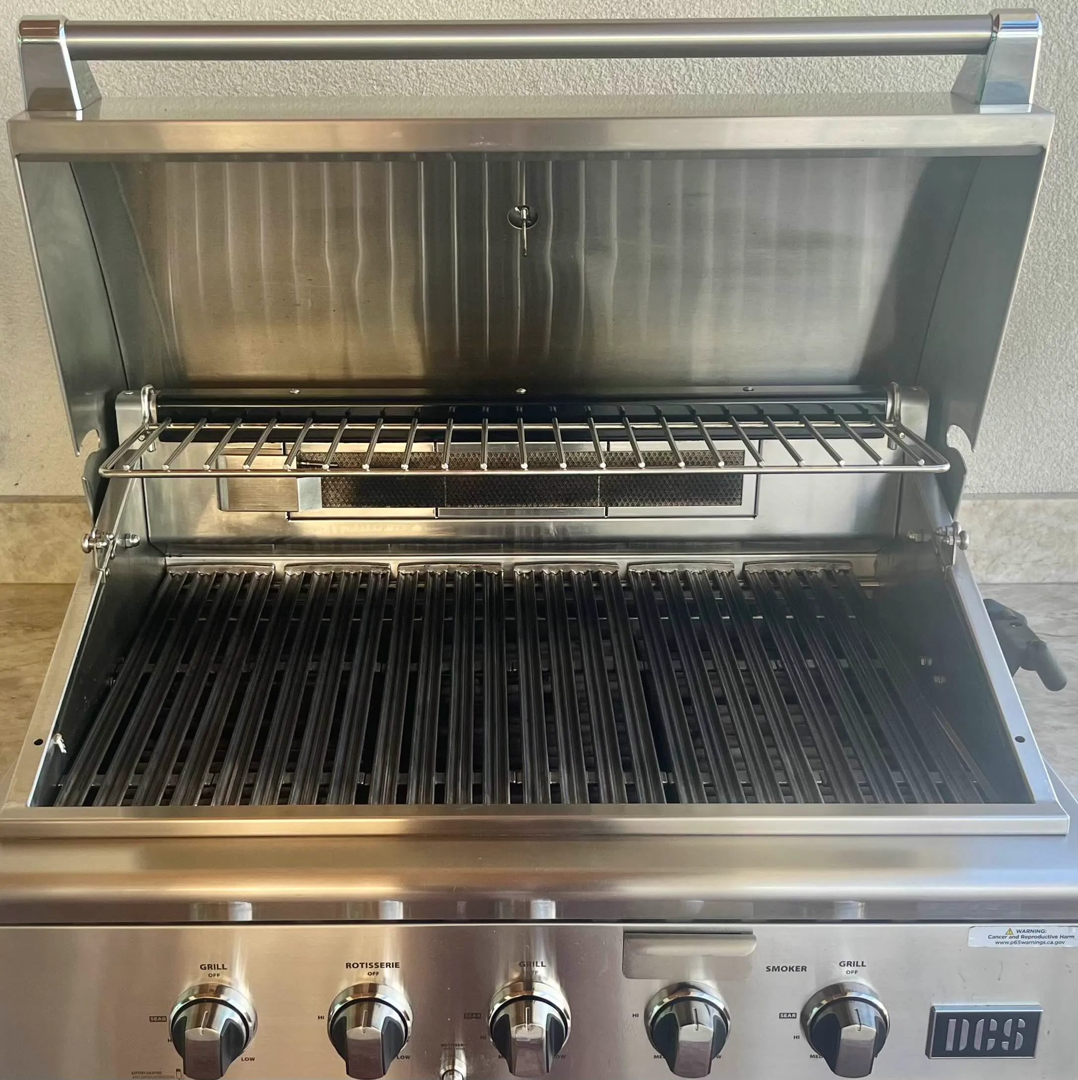 Grill after professional restoration